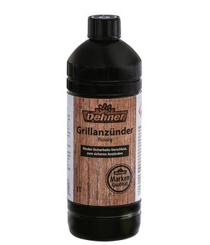 Dehner Grillanzünder, flüssig, 1 l, Schwarz / Braun Weiß