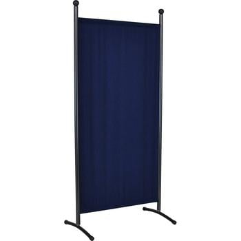 Angerer Stellwand klein, 82 x 178 cm, Dunkelblau - Stahl / Polyacryl