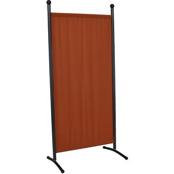 Angerer Stellwand klein, 82 x 178 cm, Hellrot - Stahl / Polyacryl