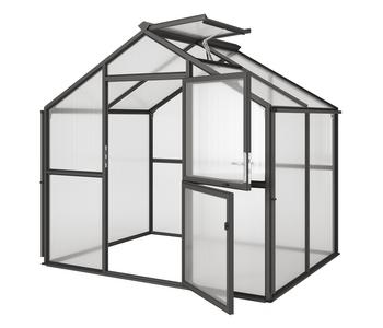 KGT Gewächshaus Novum II, HKP, Dunkelgrau