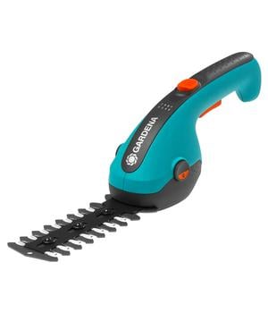 GARDENA Akku-Gras- und Strauchschere-Set ClassicCut Li, Türkis / Schwarz Orange