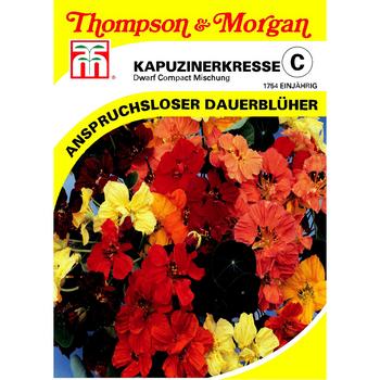 Thompson & Morgan Samen Kapuzinerkresse 'Dwarf Compact Mischung'
