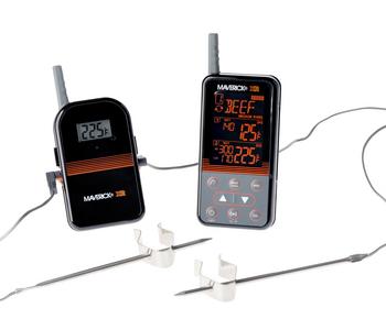 Rum BBQ Funkthermometer Maverick, Schwarz