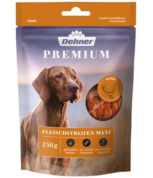 Dehner Premium Hundesnack Fleischstreifen Maxi, Huhn, 250 g
