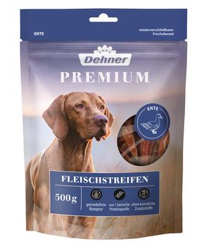 Dehner Premium Hundesnack Fleischstreifen, Entenbrust