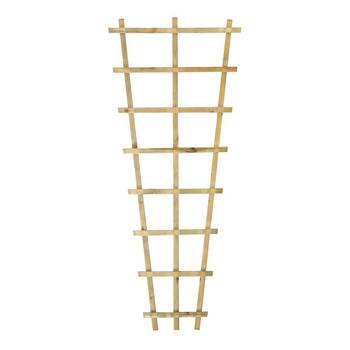 Holzwerke Kübler Holz-Trapezrankgitter, 180 cm - Holz