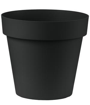 Veca Kunststoff-Topf Cleo mit Rollen, konisch, anthrazit