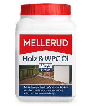 Mellerud Holz- und WPC-Ölpflege, 750 ml, farblos, Transparent