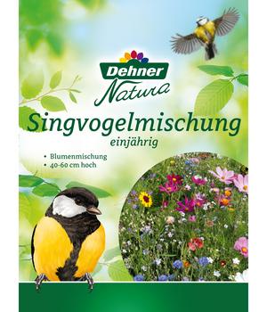 Dehner Natura Premium Samen Blumenmischung 'Singvogelmischung', 40 - 60 cm hoch, Bunt