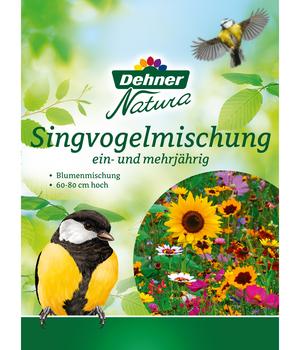 Dehner Natura Premium Samen Blumenmischung 'Singvogelmischung', 60 - 80 cm hoch, Bunt