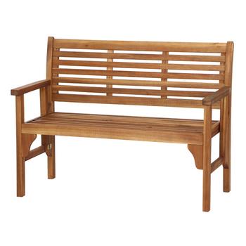 Siena Garden Klappbank Lovera, 2-Sitzer, Hellbraun - Akazienholz