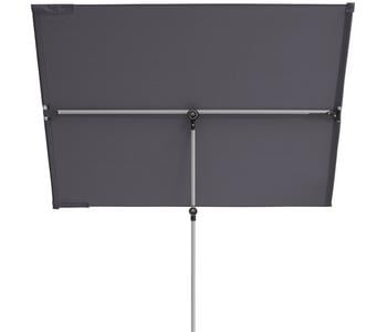 doppler Balkonblende Active, 180 x 130 cm, Dunkelgrau - Stahl / Polyester