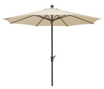 Schneider Sonnenschirm Harlem, rund, ca. Ø270 cm, Beige - Polyester, Stahl