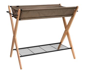 Hecht Mobiles Hochbeet Grow, ca. B95/H75/T50 cm, Braun - Holz / Polyester