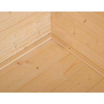 Weka Massivholzboden für Gerätehaus 209 Gr. 1,5, Natur - Holz