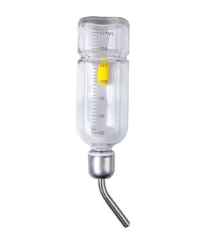 Dehner Lieblinge Kleintierbedarf Glas-Nagertränke mit Halter