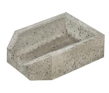 Diephaus Ablaufrinne Einlaufstück, ca. B30,5/H13,5/T40 cm