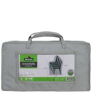 Dehner Abdeckhaube XL für Stühle, ca. B80 x H80-120 100 cm, Grau - Polyester