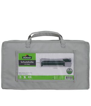 Dehner Abdeckhaube für Liegen, 75x40x210 cm, grau