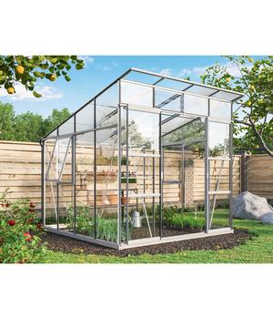 Vitavia Gewächshaus Iduna 7600, ESG/HKP inkl. Fundament, ca. B258/H246/T292 cm
