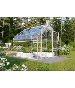 Vitavia Gewächshaus Saturn 8300 ESG, inkl. Stahlfundamentrahmen