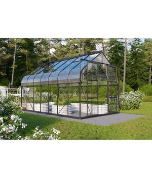 Vitavia Gewächshaus Saturn 11500 ESG, inkl. Stahlfundamentrahmen