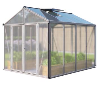 Vitavia Gewächshaus Poseidon 8100, HKP, Silber - Aluminium / Polycarbonat