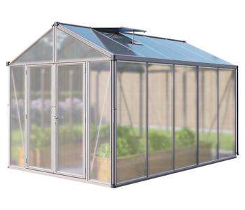 Vitavia Gewächshaus Poseidon 10000, HKP, Silber - Aluminium, Polycarbonat