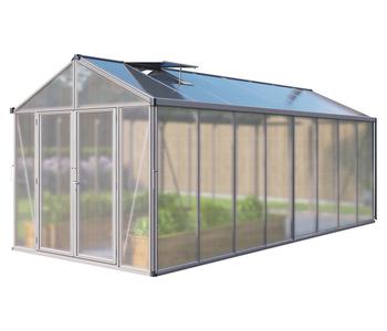 Vitavia Gewächshaus Poseidon 15700, HKP, Silber - Aluminium, Polycarbonat