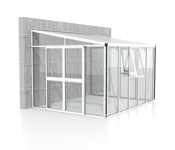 Vitavia Gewächshaus Athene 8600 ESG/HKP, ca. B334/H239/T266 cm