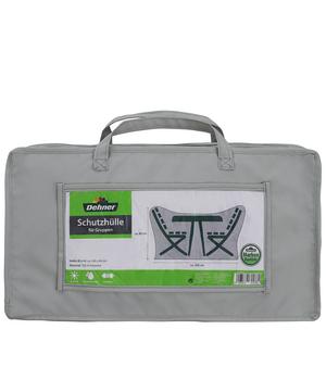 Dehner Abdeckhaube für runde Sitzgruppen, Ø 200x80 cm, grau - Polyester