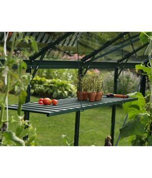 Vitavia Alu-Regal, Dunkelgrün - Aluminium