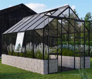 Vitavia Gewächshaus Cassiopeia 9900 ESG/NSG, ca. B257/H249/T385 cm