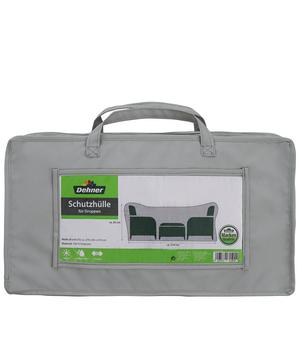 Dehner Abdeckhaube für Sitzgruppen, grau - Polyester