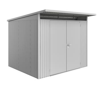 Biohort Gerätehaus AvantGarde Gr. A6, ca. B260/H218/T260 cm, Silber - Stahl