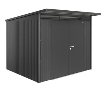Biohort Gerätehaus AvantGarde Gr. A6, ca. B260/H218/T260 cm, Dunkelgrau - Stahl