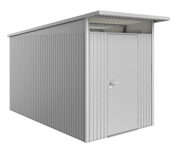 Biohort Gerätehaus AvantGarde Gr. A4, ca. B180/H222/T380 cm, Silber - Stahl