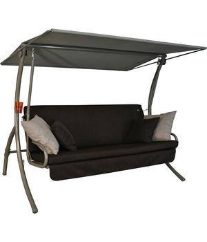 Angerer Hollywoodschaukel schaukel Drift Smart, ca. B210/H160/T145 cm, Braun - Polyester / Stahl PVC