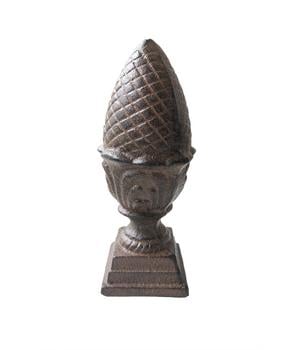 Dehner Gusseisen-Figur Pinienzapfen, Braun - Gusseisen