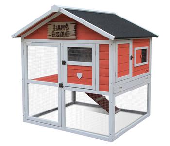 Dehner Lieblinge Nagerheim Castel, apricot, ca. B106/H108/T103 cm - Tannenholz
