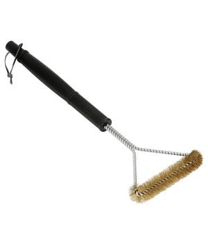 Dehner Grillbürste, ca. L43 cm, Silber / Schwarz - Kunststoff Messing