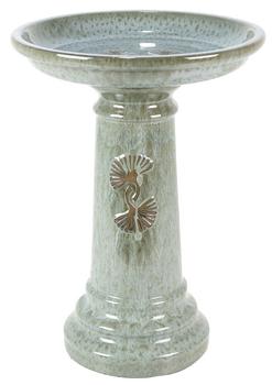 Dehner Keramik-Vogeltränke, ca. Ø41/H57 cm