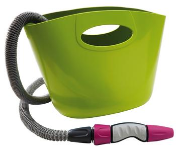 Hozelock Schlauch Aquapop, 5 - 15 m, Hellgrün Kunststoff