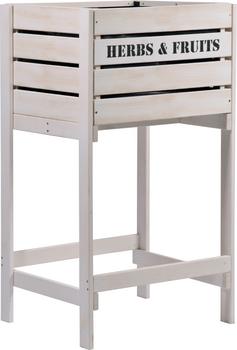 Dobar Holz-Hochbeet Obstkiste, ca. B49/H90/T42 cm