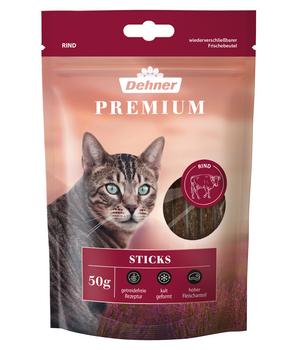 Dehner Premium Katzensnack Sticks, 50 g