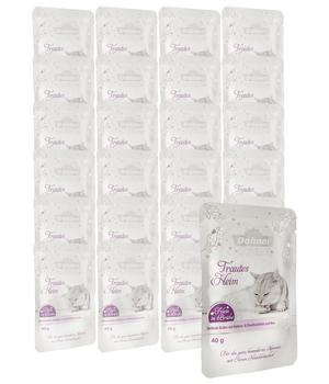 Dehner Premium Lovely Katzensnack Filets in Brühe Trautes Heim, 24 x 40 g
