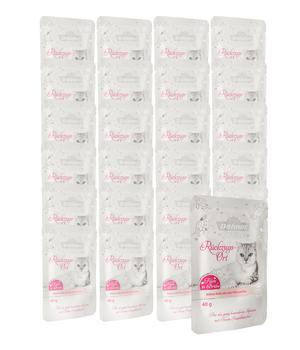 Dehner Premium Lovely Katzensnack Filets in Brühe Rückzugs-Ort, 24 x 40 g