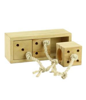 Dehner Lieblinge Nager-Intelligenzspielzeug Boxes, ca. B20/H7/T8 cm
