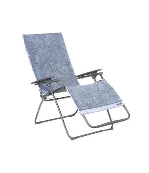 Lafuma Frotteauflage Littoral, ca. B60/T180 cm, Blau - Baumwolle