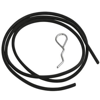 2 x Dehner Ersatzgummi für Profibügel, Schwarz - Gummi, Aluminium - Mindestbestellmenge: 2 Stk.